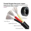 1pcs Silicone Multi-Core Cable 2/3/4 Cores Extra Soft Tinned Copper Waterproof High Temp Power Cord(11 AWG - 4mm2 1M,2 Core Black) view 3