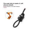 1pcs Silicone Multi-Core Cable 2/3/4 Cores Extra Soft Tinned Copper Waterproof High Temp Power Cord(11 AWG - 4mm2 1M,2 Core Black) view 4