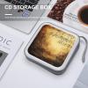 FodPand Sheet Music CD Case 40 Capacity DVD Case Hard Plastic Disc Booklet VCD Storage Box Portable Zipper DVD Holder Large Media Binder for Car Home Office Travel view 4