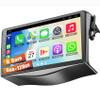 8 Core 6GB+128GB Car Radio for Toyota RAV4 2007-2012,9 Inch QLED Touch Screen Car Stereo with Carplay&Android Auto,WiFi,GPS Navigation,Bluetooth,FM&AM Radio,Android 15 view 1
