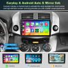 8 Core 6GB+128GB Car Radio for Toyota RAV4 2007-2012,9 Inch QLED Touch Screen Car Stereo with Carplay&Android Auto,WiFi,GPS Navigation,Bluetooth,FM&AM Radio,Android 15 view 4