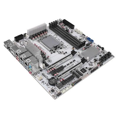 oaknode W680 12 Bay NAS ATX10Gbps Server NAS Motherboard Workstation/Server Grad Four ddr5 Two hdmi Two dp, 2x2.5G 3xnvme Support vPro Remote Management Function 3xSFF8643 (10G W680 NAS 3xSFF-8643)