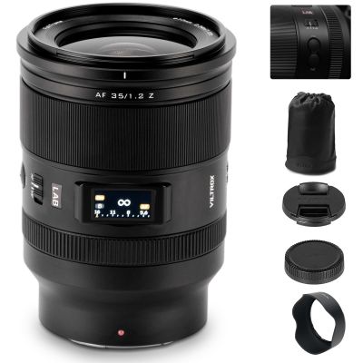 VILTROX 35mm F1.2 LAB Z-Mount Full Frame Lens for Nikon Z, Large Aperture Auto Focus Prime Lens for Nikon Z-Mount Cameras Z30 Z50 Z50II ZFC Z5 Z5ll Z6 Z6II Z6III Z7 Z7II Z8 Z9 ZF ZR