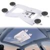 GADFISH Starlink Mini Mount for Roof - 4 Adjustable & Washable Suction Cup Holder, Anti-Gravity Car/RV Glass Mount for Camping, Outdoor Travel & Signal Reception, White view 1