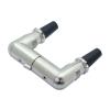 CTGFBUW 1pair/2pcs 3 Pin Male Female Plug Connectors Right Angle Microphone Speaker Audio Cable(Malex1 Femalex1) view 1