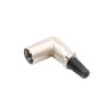 CTGFBUW 1pair/2pcs 3 Pin Male Female Plug Connectors Right Angle Microphone Speaker Audio Cable(Malex1 Femalex1) view 4