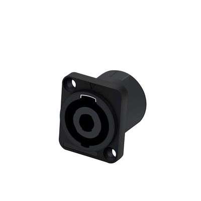 CTGFBUW 1pc 4Pins Speaker Wiring Connectors 4Poles Plug Female Jack Socket(1xF1003 Black)