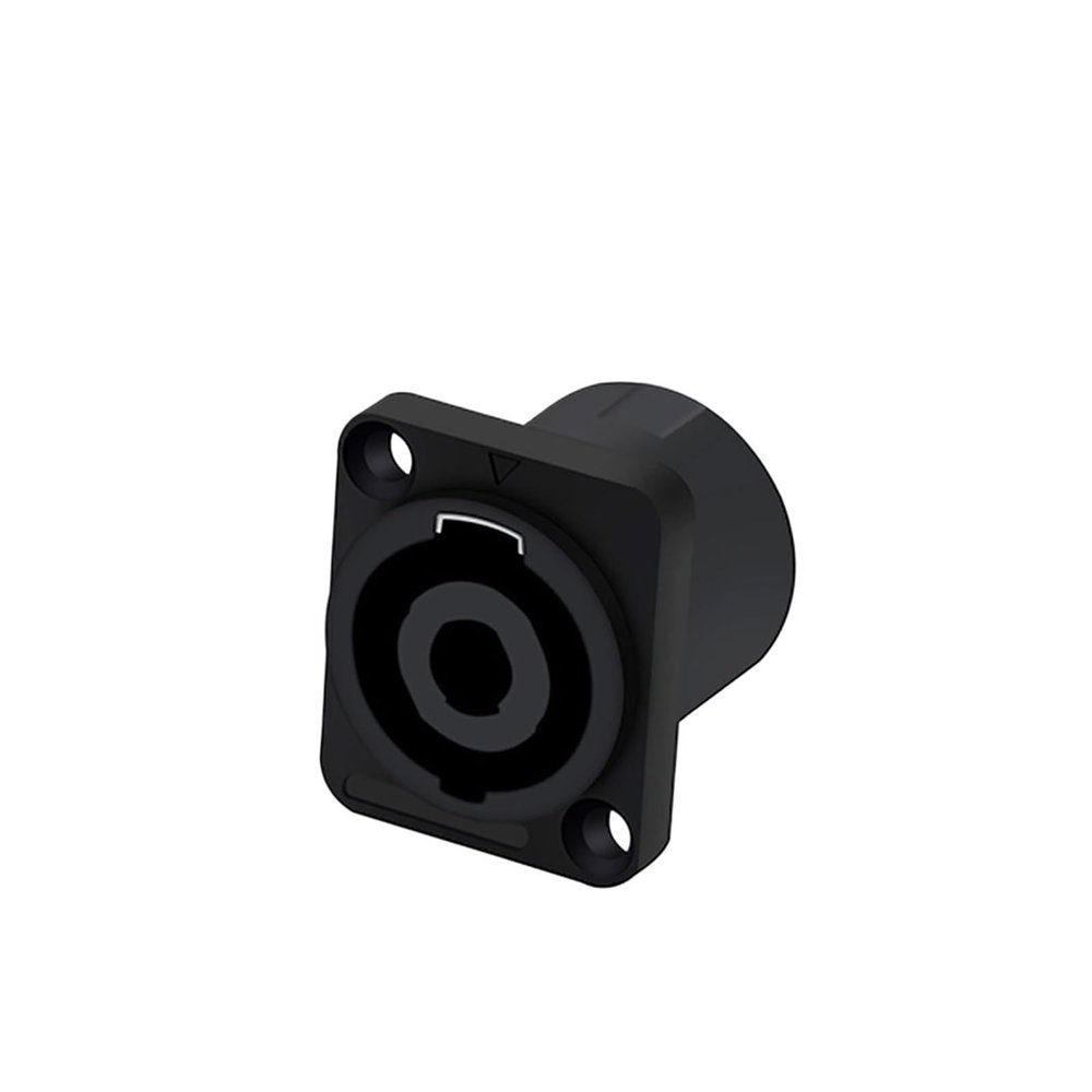 CTGFBUW 1pc 4Pins Speaker Wiring Connectors 4Poles Plug Female Jack Socket(1xF1003 Black)
