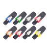 CTGFBUW 1pc 4Pins Speaker Wiring Connectors 4Poles Plug Female Jack Socket(1xF1003 Black) view 3