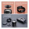 Lens Compatible for Sony E 75mm F2 Full Frame Auto Focus Portrait Lens A6400 A7RIII ZVE-10 FX30 Z Z5 Z6 ZFC L(AF 75mm F2 Sliver,E-Mount(FE)) view 3