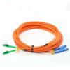 VJSUWI Fiber Patch Cable E2000-LC/APC Duplex OM1 OM2 1M 2M 3 Metres 5M 7M 10Mtr Multimode Fiber Optic Jumper DX MM 50m 30m 20m E2000 E2k (30 m 2pcs OM1 () view 1