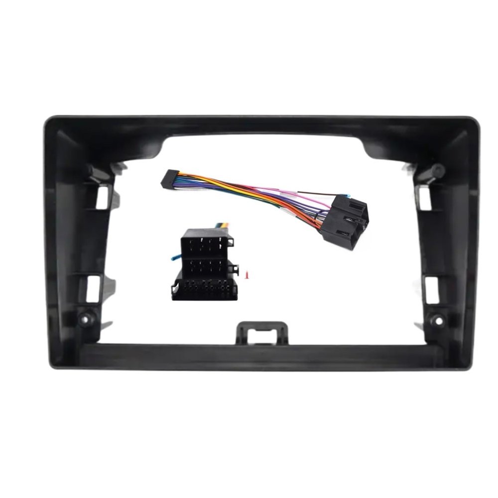 TRCDHGN 9 Inch Car Frame Fascia Adapter Canbus Box Decoder Android Radio Audio Dash Fitting Panel Kit/Fit for Kia Sorento 2002-2006(Frame Cable)