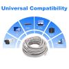 Anpviz 6MP Bullet PoE IP Camera with Human & Vehicle Detection+ 60FT Feet CAT6 Ethernet Network Cable view 3