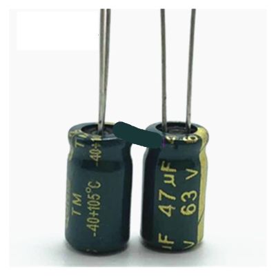 EXBAIOOQ 20pcs/lot Q07 high Frequency Low impedance 63V 47UF Aluminum electrolytic Capacitor Size 6 * 12mm 20% EXBAIOOQ