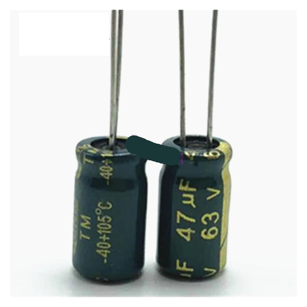 EXBAIOOQ 20pcs/lot Q07 high Frequency Low impedance 63V 47UF Aluminum electrolytic Capacitor Size 6 * 12mm 20% EXBAIOOQ