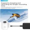 POV 4K Pro Action Camera, 4k Wearable Body Camera, 170 Wide-Angle, Waterproof, Night Vision, for Running Cycling Swimming Hiking Adventure Etc (White,64G) view 3