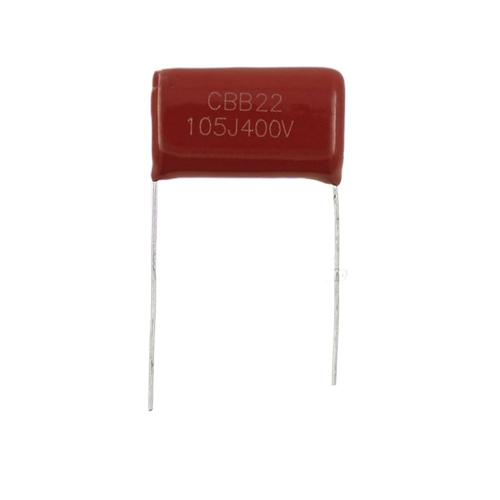 EXBAIOOQ 10PCS 400V105 1UF Pitch 20MM 400V 105 1000NF CBB Polypropylene Film Capacitor EXBAIOOQ