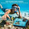 5K Underwater Digital Camera,64MP Waterproof Camera,16FT Floating Camera for Snorkeling,Scuba Diving,Surfing,Swimming & Kayaking,Autofocus,Dual-Screen,16X Zoom,Fill Light,32GB Card,Type-C Rechargeable view 4