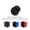 BQHHWTZ HD CS Mount 2 4 6 8 12 16 25mm Fixed 3MP CMOS Chipsets Narrowband for IP Cameras and Security Camera view 3