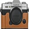 BMAOLLONGB X-T30 III/II Case, Handmade PU Leather Half Camera Case Bag Cover Bottom Opening Version for Fujifilm XT30 X-T30 III/II With Neck Strap Mini Box (Brown) view 1