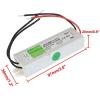 VRTLYJU 10W AC to DC 12V Waterproof IP67 Electronic Driver Outdoor Power Supply Adapter, Underwater Light/LED Strip Power view 3