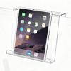 Asixxsix Treadmill Tablet Holder, Exercise Bike Reading Stand Acrylic Book Holder, Treadmill Book Holder Acrylic Reading Rack for Gym Exercising Tablet Magazines Books (Transparent) view 1