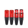 CTGFBUW 4pcs 3Pins Male Female Plug Wiring Connectors Compatible Audio Microphone(2xD1039-Red) view 1