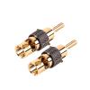 CTGFBUW 2pcs Plug Audio Male Wiring Connector Speaker Terminal Jack view 1