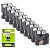 FFIPYURC 18445 Label Tape 10Pcs 19mm Black On White Compatible with 4200 5000 5200 6000 Label Maker view 1