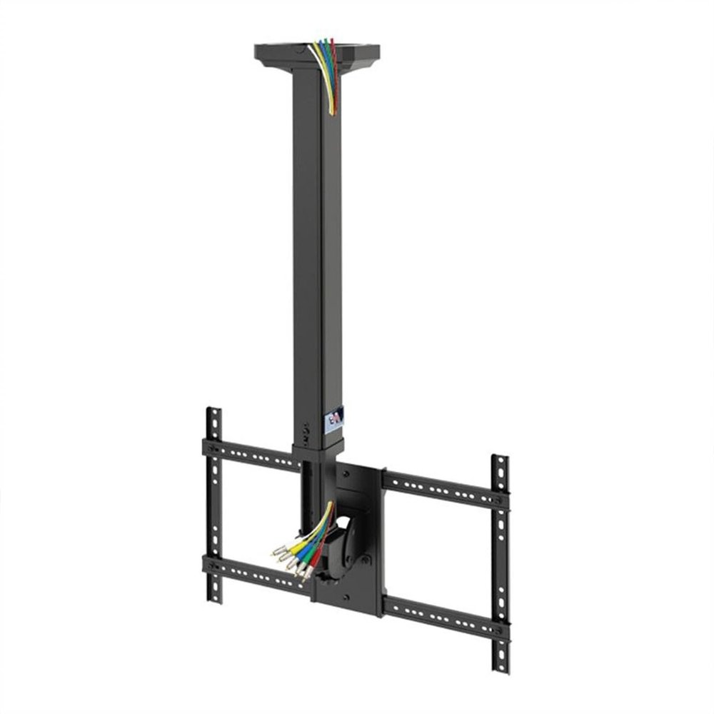 Adjustable Ceiling TV Mount Bracket for 40-65 inch Flat Screen TVs - Telescoping Lift with 45kg Capacity, Max VESA 600x400mm, Black