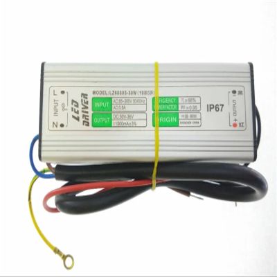 VRTLYJU 10 Series 5 Parallel 50W 1500mA DC30V -36V AC 90-265V LED Driver Power Supply Waterproof Level IP67