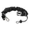 PODSJD Diving Camera Lanyard Stainless Steel Spring Coiled Strap Orange - Durable Quick Release Buckle, Secure Underwater Diving & Snorkeling Accessory (Black) view 4