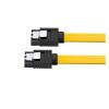 Data Cable Connection Conversion Cable SATA3 Solid State Drive Mechanical Hard Drive Optical Drive Serial Port Cable 6Gb/s Extension Cable(Yellow 40CM) view 1