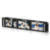 FEELWORLD Triple 5.5" 2RU 19201080 Broadcast LCD Rack Mount Monitor with 3G-SDI, HDMI, AV Input and Output T51PLUS view 1