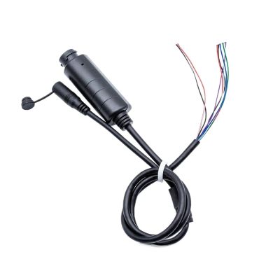 BQHHWTZ 9 Pin Core 48V PoE Network Power Cable DC Audio IP Camera RJ45 Female Connector Split Wire PoE Module for IP Camera