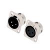 CTGFBUW 2pcs Connector 3pins Socket Male Plug Female Jack(2xC1029) view 2