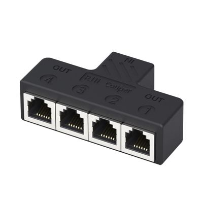 APGLSXY 3 Way/4Way Phone Line Splitter Adapter Telephone Splitter Phone Jacks Splitter for Efficient Communication Good Effect