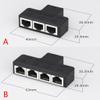 APGLSXY 3 Way/4Way Phone Line Splitter Adapter Telephone Splitter Phone Jacks Splitter for Efficient Communication Good Effect view 4