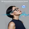 Jxpuk AI Smart Glasses with Camera 4K,Bluetooth AI Glasses for Men Women,Support Live Feed,AI Voice Control,160+ Language Translate, Chat GPT, WiFi, 290mAh Blue Light GlassesBlack view 4