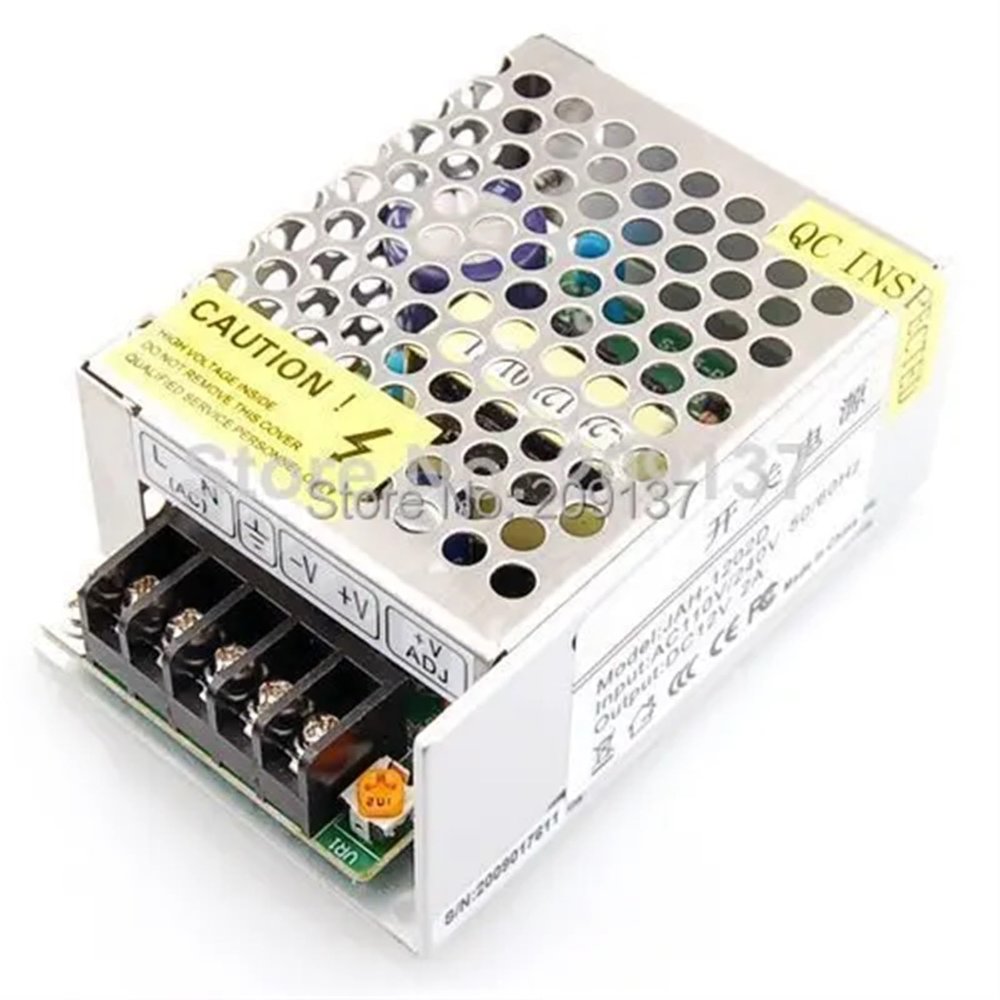 VRTLYJU 12V 2A 24W 110V-240V Lighting safy Driver for LED Strip 5050 5730 Power Supply