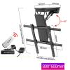 Motorized TV Wall Mount Bracket - Flip Down 0-85, Hidden Ceiling Lift for 50-90 Inch TVs, Adjustable Drop Down Mount (1 Color, Min 250mm - Max 600mm) view 2