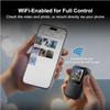 Mini Dual Screen Sports Camera,1080P Thumb Action Camera,Wearable on Chest for POV Shooting with EIS Stabilization,WiFi Remote Control 130Wide for Running Cycling Swimming Hiking Adventures (16GB) view 3