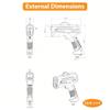 Anti-Static Ionizing Air Gun for Auto Painting, Electronic Assembly, Laboratory Use, Film Packaging & Precision Machinery - Static Eliminator Tool view 2