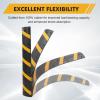 6FT Rubber Speed Bumps, 2-Pack 25000 Lb Capacity Heavy Duty Speed Bumps for Road with 8 Bolt, 2 Channel Modular Traffic Driveway Hump for Parking Lot, School, Warehouse view 2