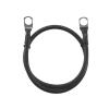 Cable Silicone Wire with Lug Ring Terminal Cable Black Red 8AWG 6AWG 4AWG 0AWG(Black and Red,M10_3 AWG - 33.5MM2_30CM-0.98FT) view 2