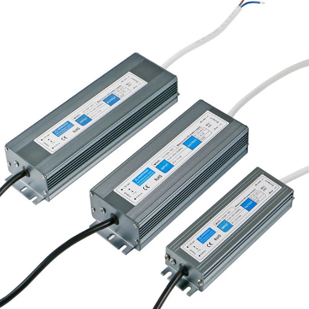VRTLYJU DC12V 60W 80W 100W 150W 200w Waterproof IP67 Electronic Driver Outdoor Power Supply led Strip(12V 150W)