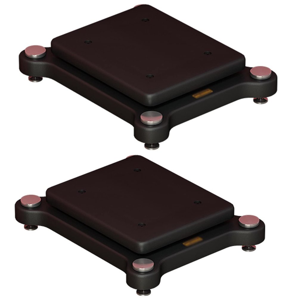 2 Floors Subwoofer Isolation Stand,Speaker Isolation Feet Platform,with Fixed Copper Nail - Stabilizer Base for Standard Speakers