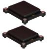 2 Floors Subwoofer Isolation Stand,Speaker Isolation Feet Platform,with Fixed Copper Nail - Stabilizer Base for Standard Speakers view 1