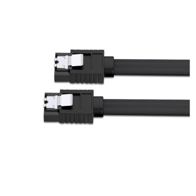 Data Cable Connection Conversion Cable SATA3 Solid State Drive Mechanical Hard Drive Optical Drive Serial Port Cable 6Gb/s Extension Cable(Black 40CM)