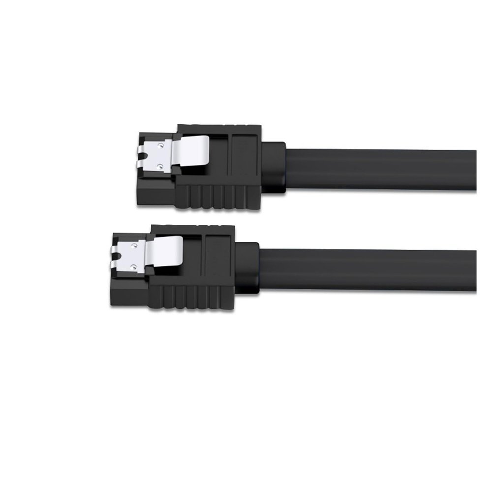 Data Cable Connection Conversion Cable SATA3 Solid State Drive Mechanical Hard Drive Optical Drive Serial Port Cable 6Gb/s Extension Cable(Black 40CM)